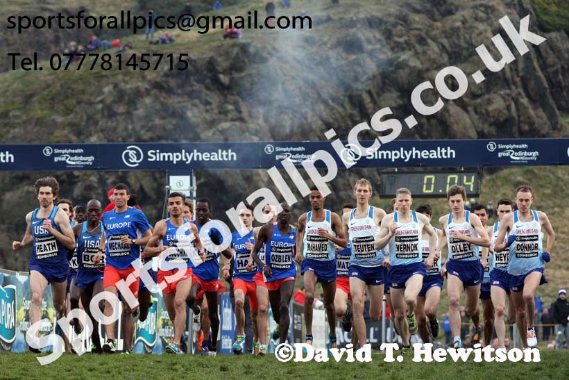 Simplyhealth Great Edinburgh XCountry men, 2018 Simplyhealth Great Edinburgh International XCountry. Photo: David T. Hewitson/Sports for All Pics